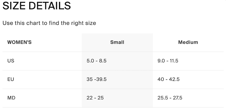 【YES】Rebel_W's SB Bindings固定器(女款)_2526_尺寸參考