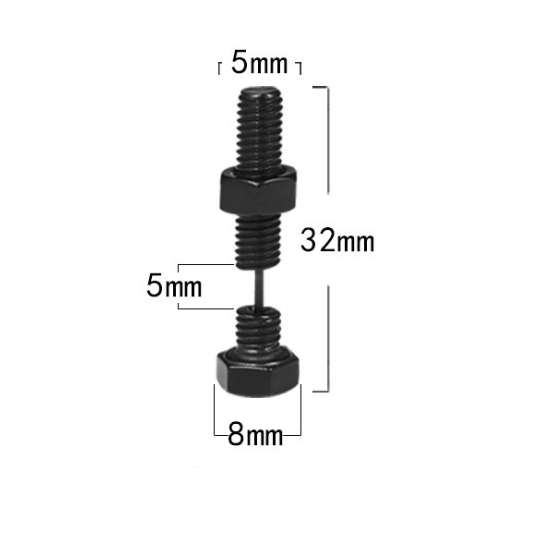 螺絲 x 重工|重工螺絲結構耳環【ACCB5】