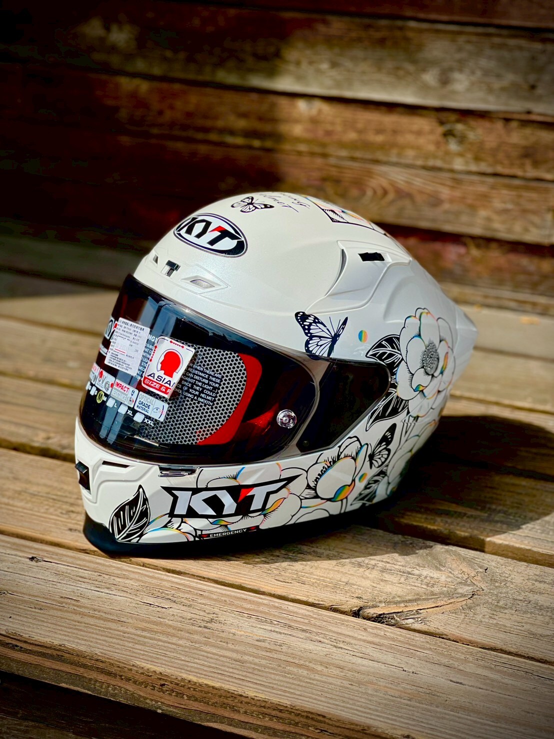 KYT STRIKER 彩繪 ST20 山茶花 全罩 亞洲版