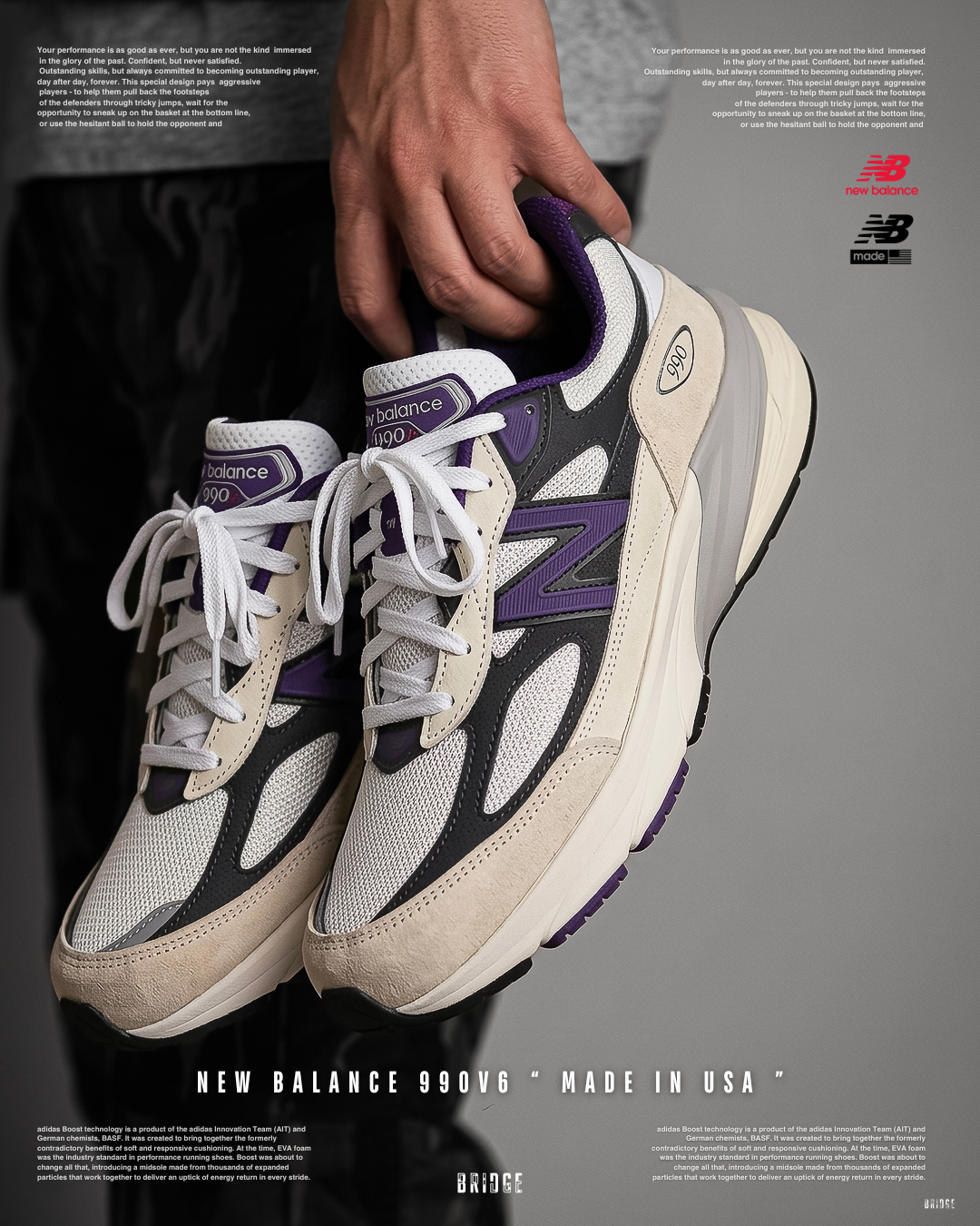 『緊急突發！美製定價砍半！』NB990V6 米白紫 D楦