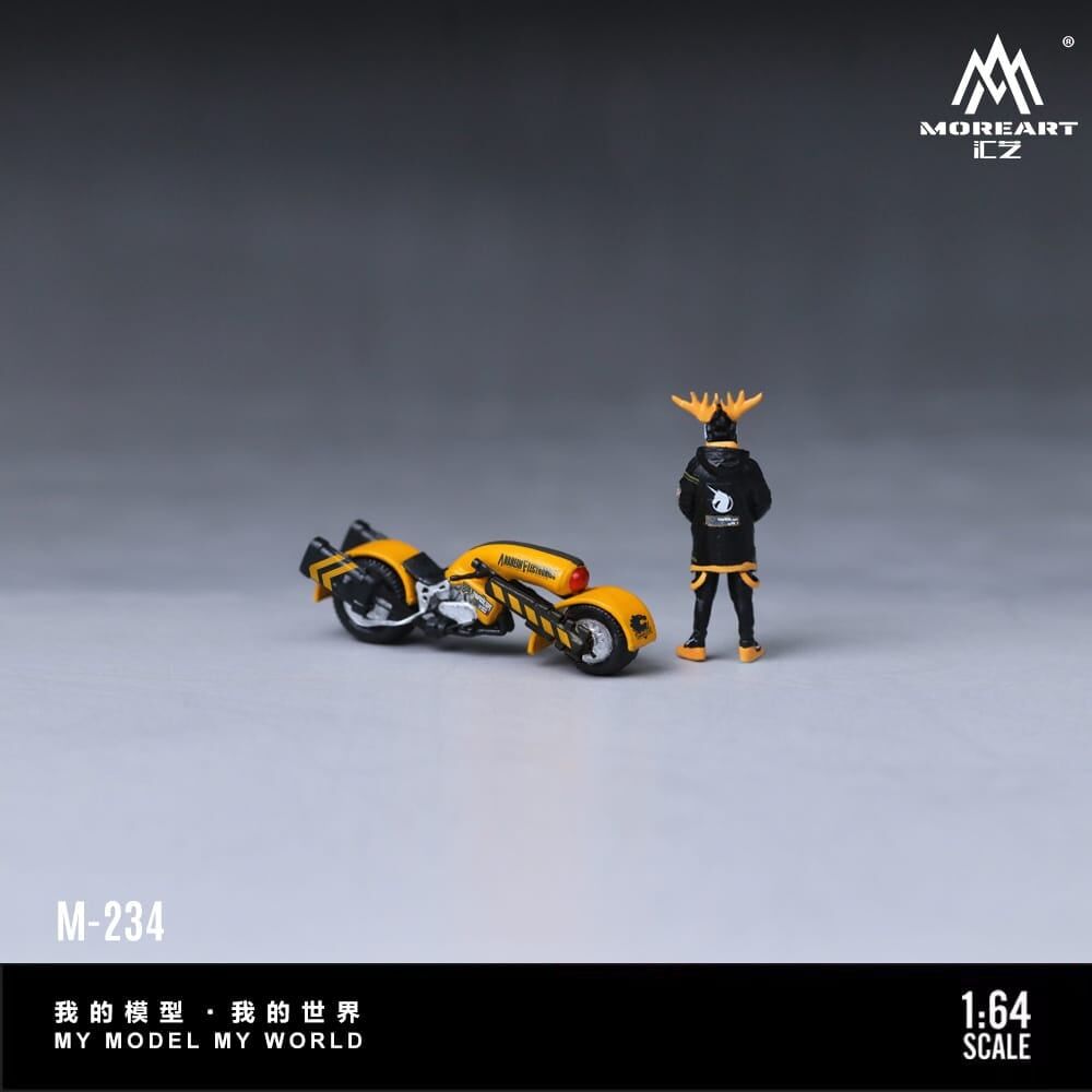 預訂:1/64 MoreArt Banshee Motorcycle Action Figure (MO222234 )
