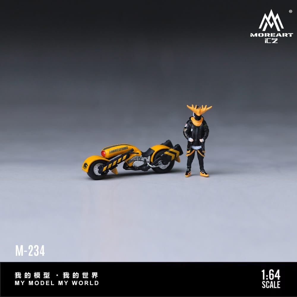 預訂:1/64 MoreArt Banshee Motorcycle Action Figure (MO222234 )