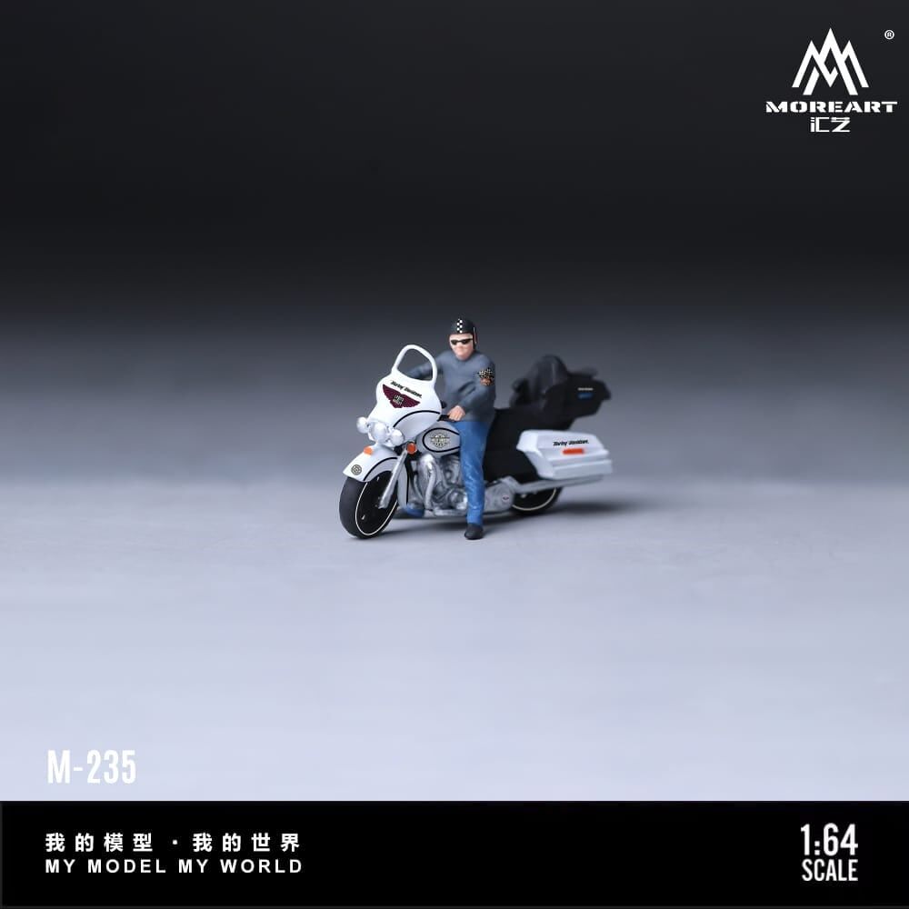 預訂:1/64 MoreArt  Harley-Davidson Motorcycle Biker Gang Figure (MO222235 )