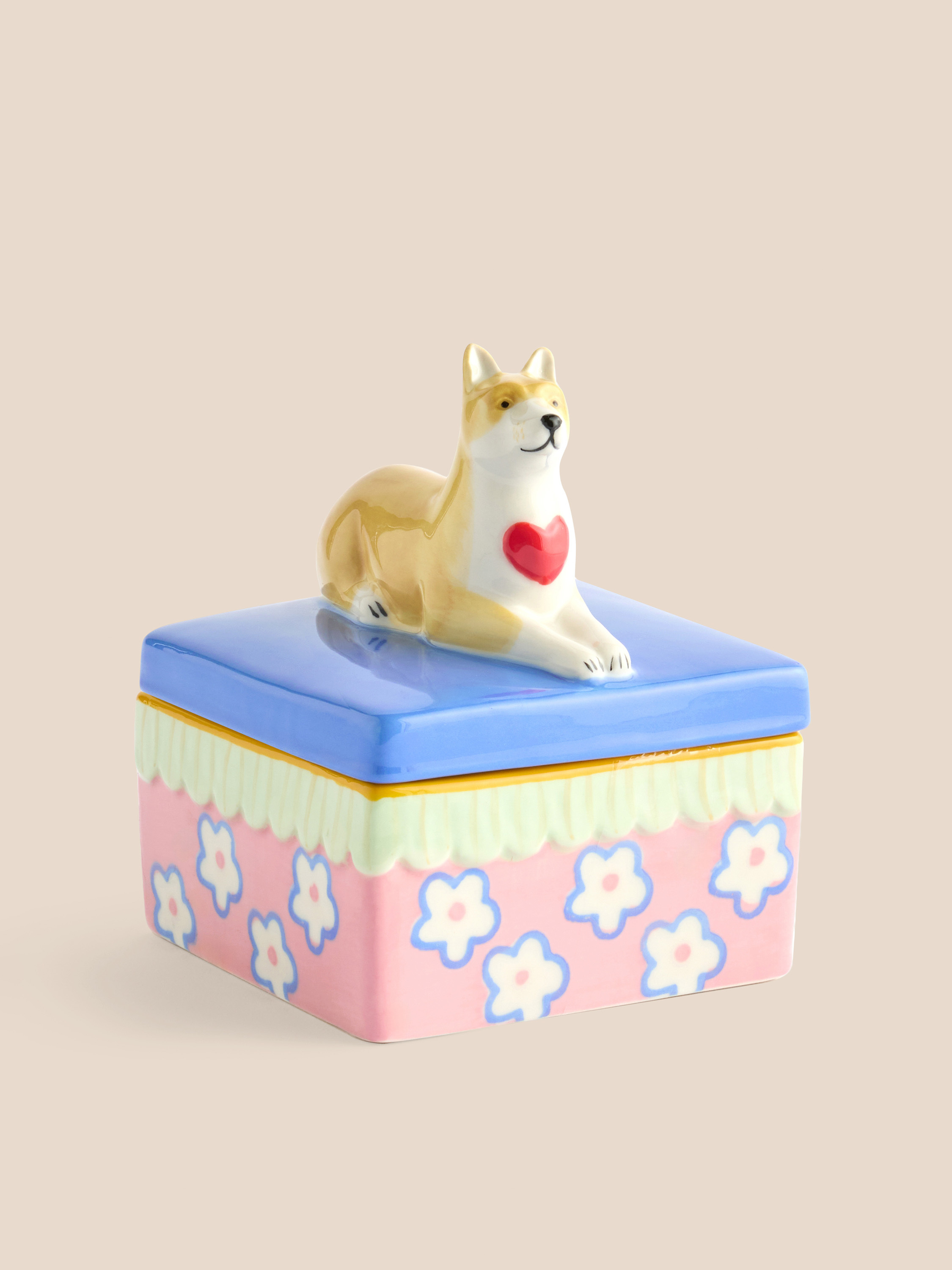 Queenies London 柯基造型飾品收納盒