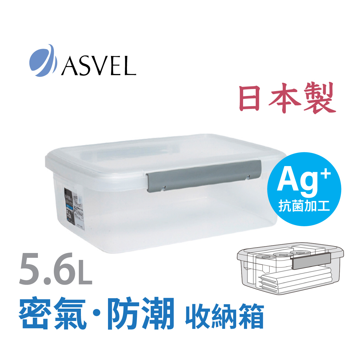 ASVEL UNIX 5.6L Kitchen Box -F30  (7619-N)