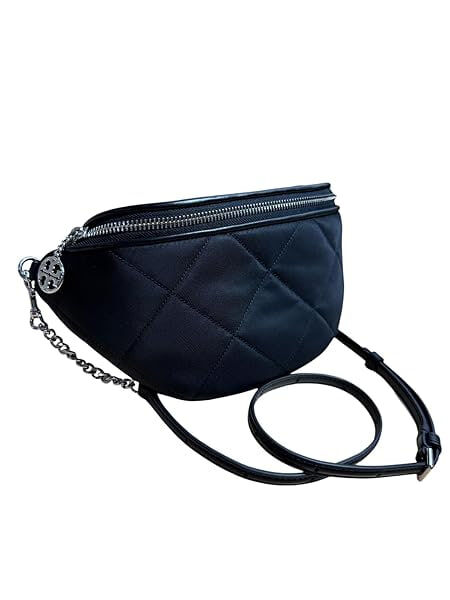 [S] TORY BURCH BLACK WILLA BELT BAG, 165923-001 (STB734)