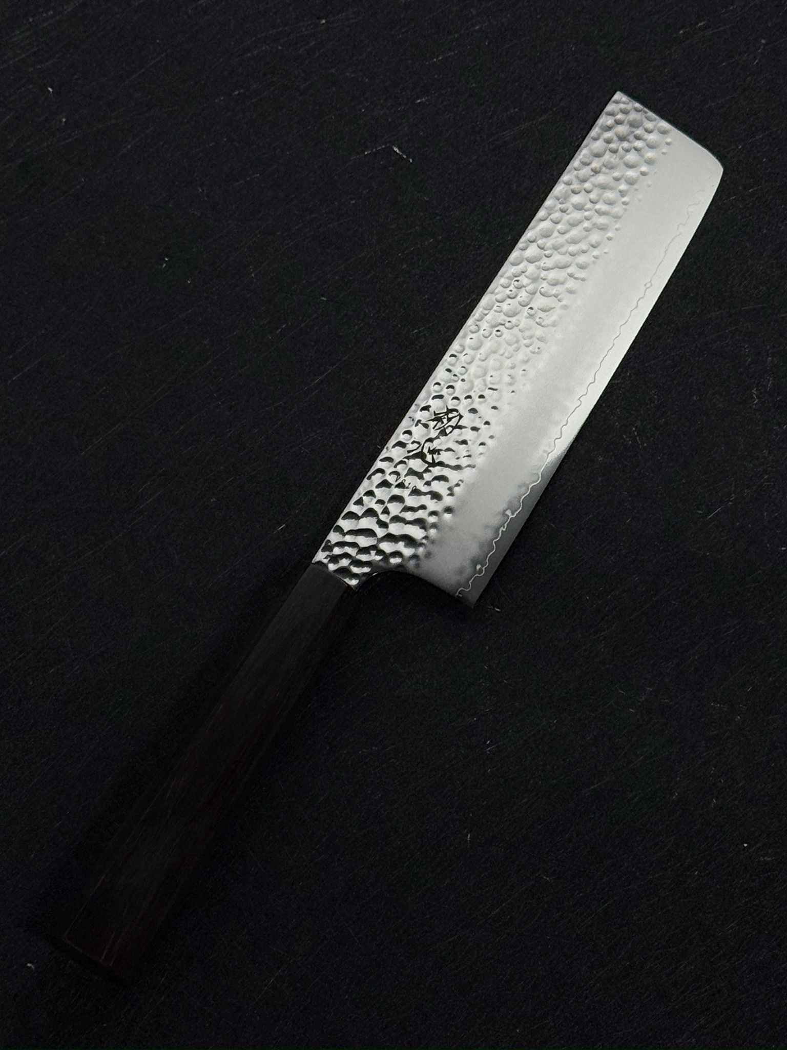 初心 隼 VG-10 槌目 菜切 黑檀柄