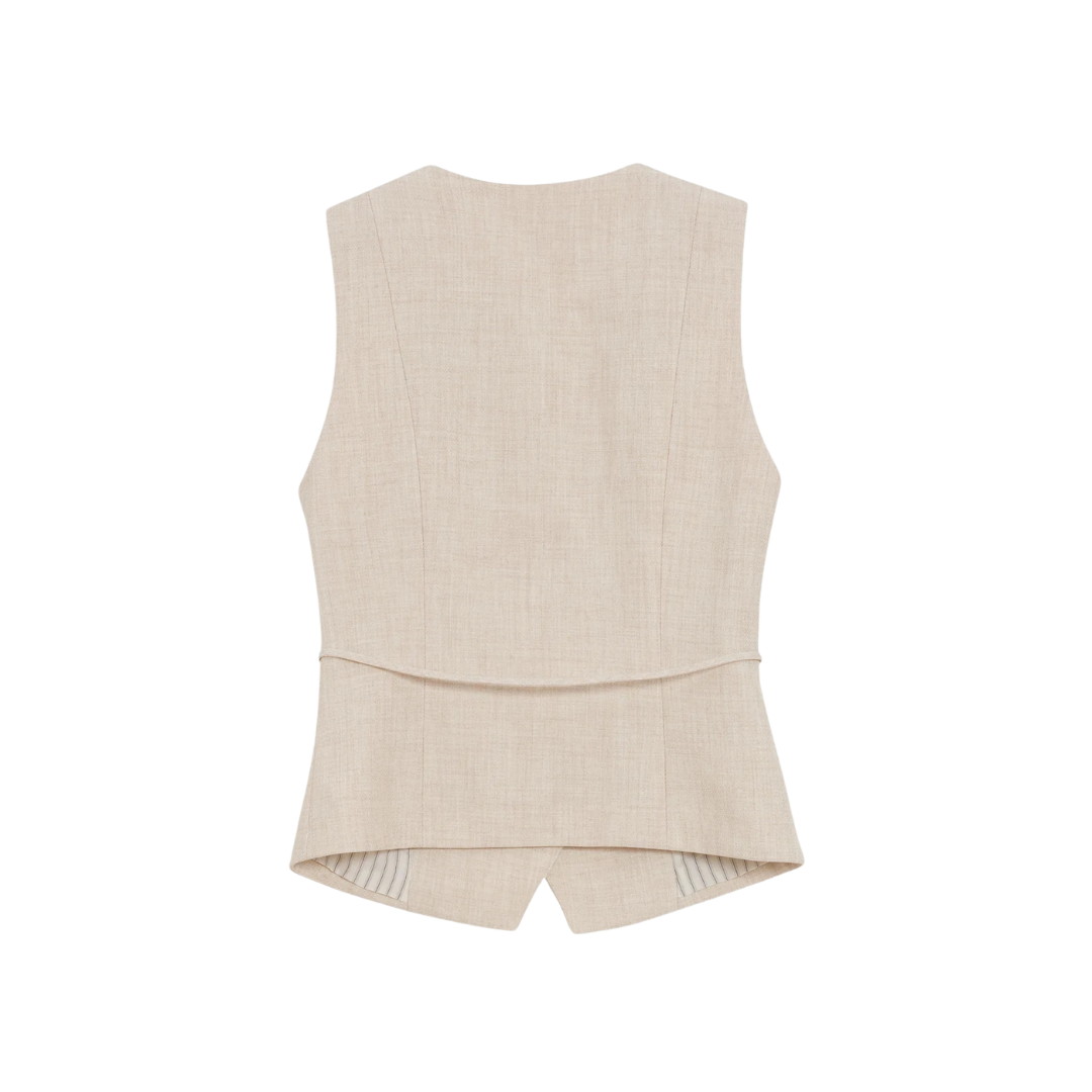 1GM0329-011 [GRACE & MILA] Wrap Cardigan Sable Vilmont #SS26111015 (C-EU-E)