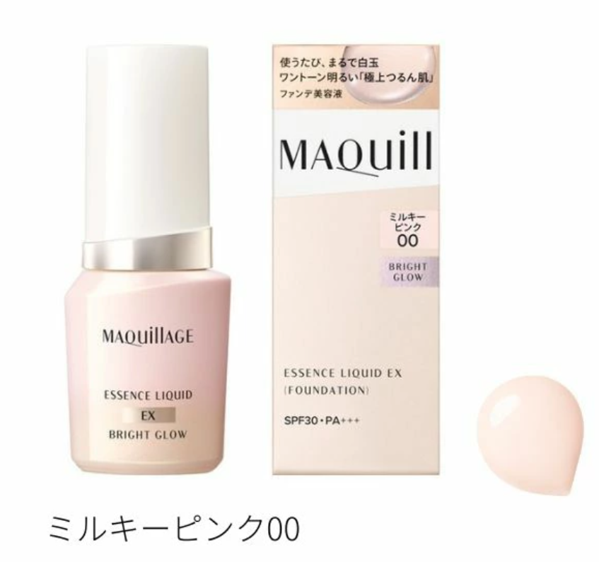 Maquillage ESSENCE LIQUID EX BRIGHT GLOW 養膚精華粉底 EX SPF50+PA++++