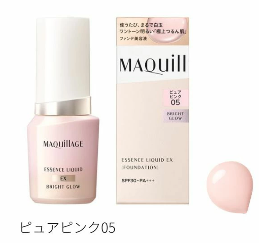 Maquillage ESSENCE LIQUID EX BRIGHT GLOW 養膚精華粉底 EX SPF50+PA++++