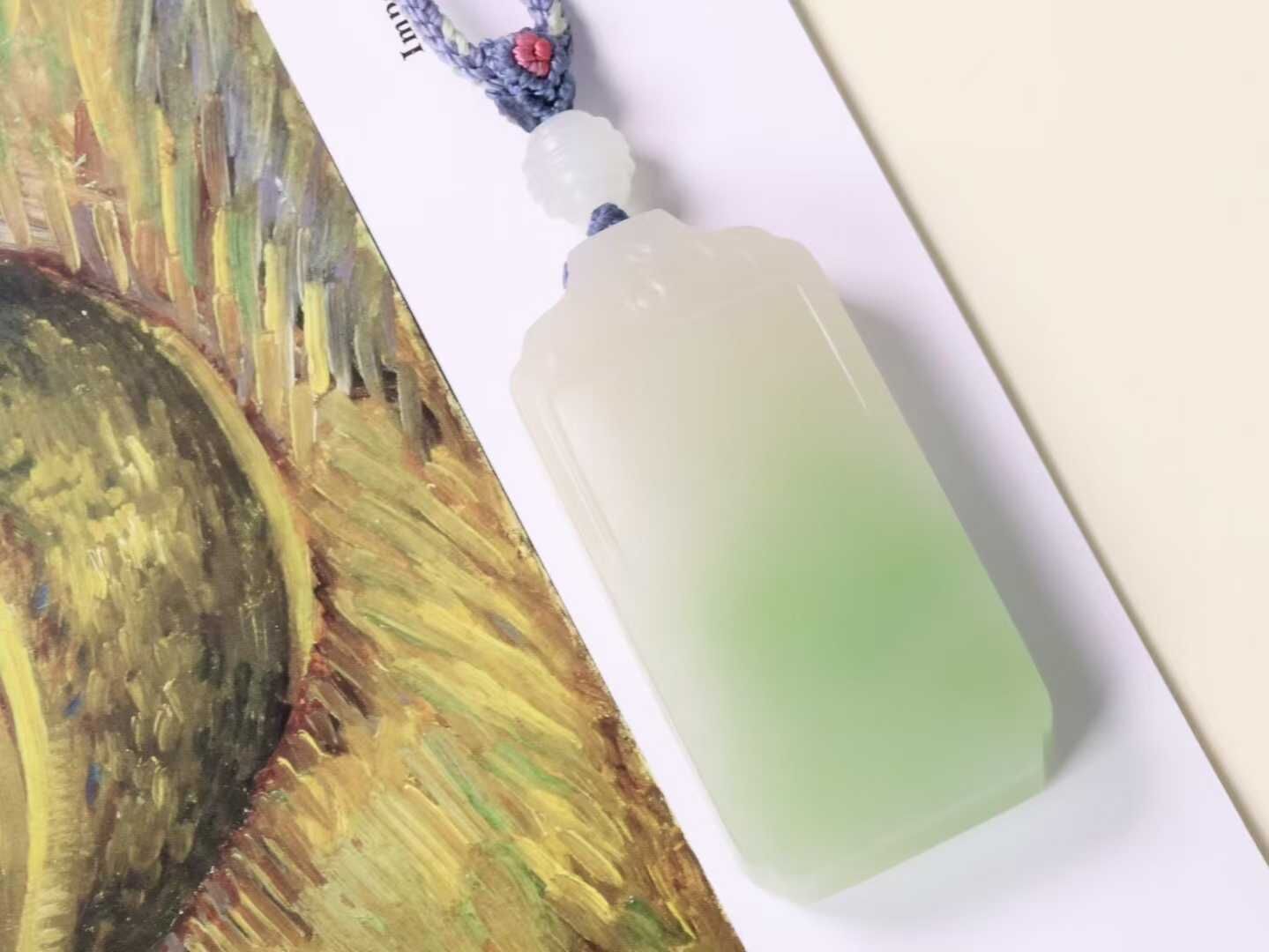 和田玉無事牌,天然和田玉軟玉