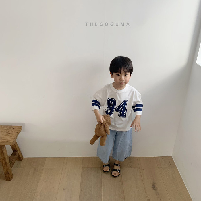 正韓夏the_goguma 淺藍色日常好穿褲