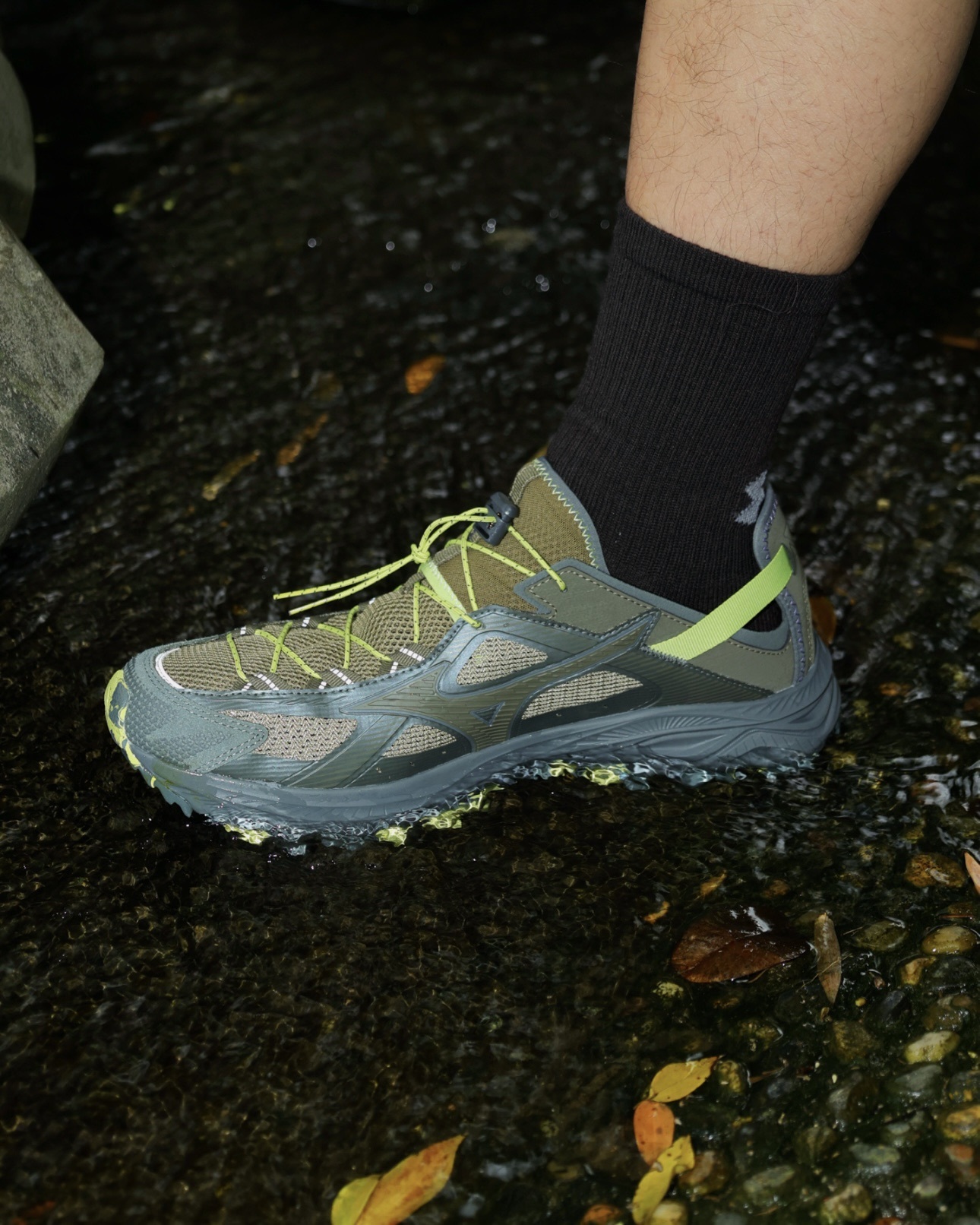 #代購 MIZUNO RACER TRAIL SE V2 越野 機能 溯溪鞋 棕綠色 D1GH261202