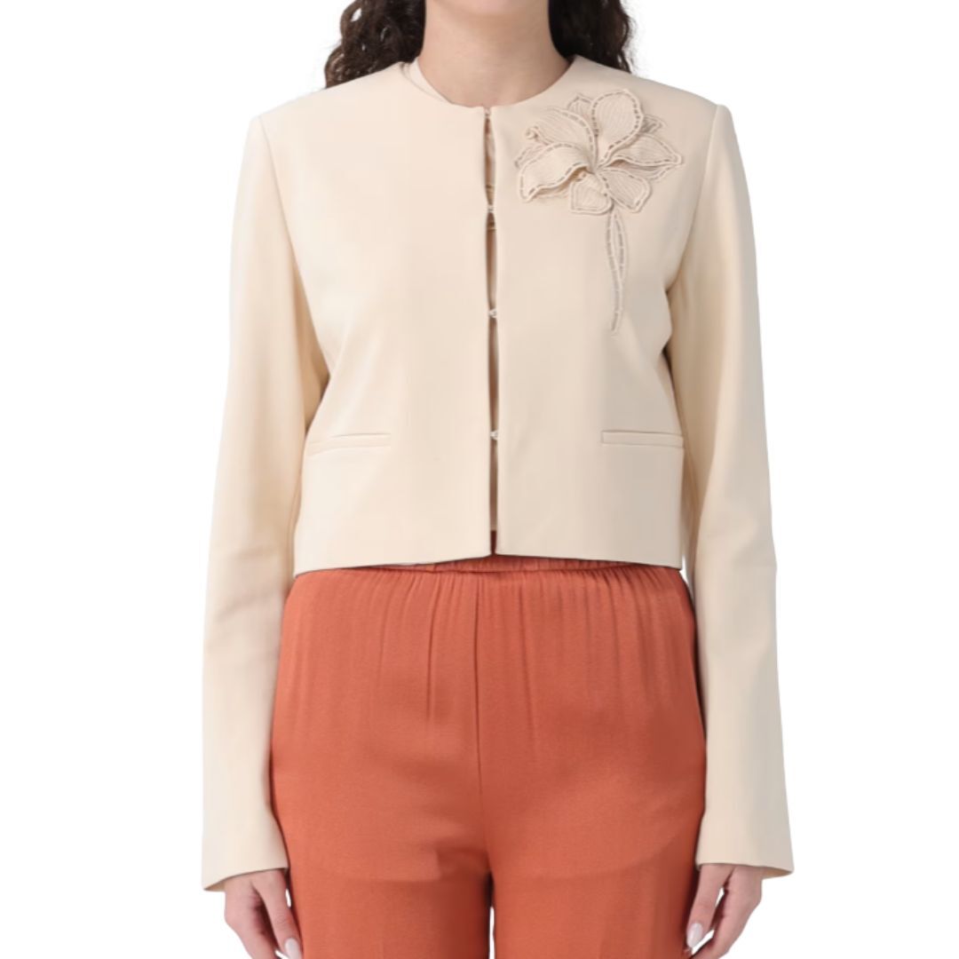 1TS0319-034 [TWINSET] Jacket Parchment #261TP2053 (C-EU-E)