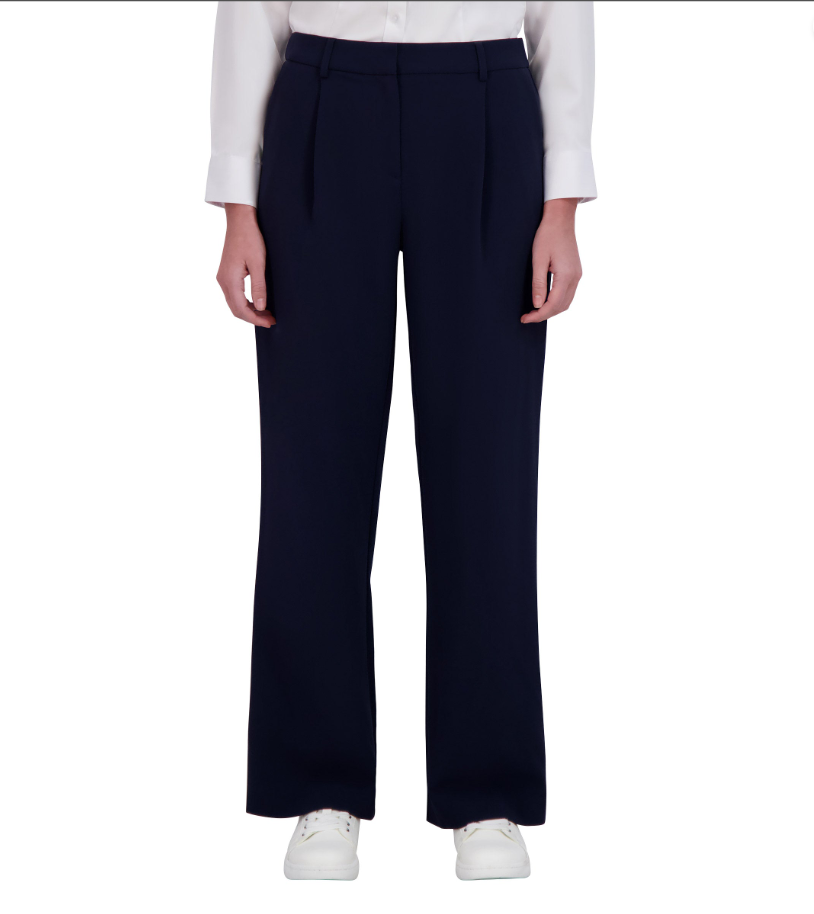[S] DKNY BLUE WOMEN'S WIDE LEG PANT, 1886391-BLUE (SD1646)