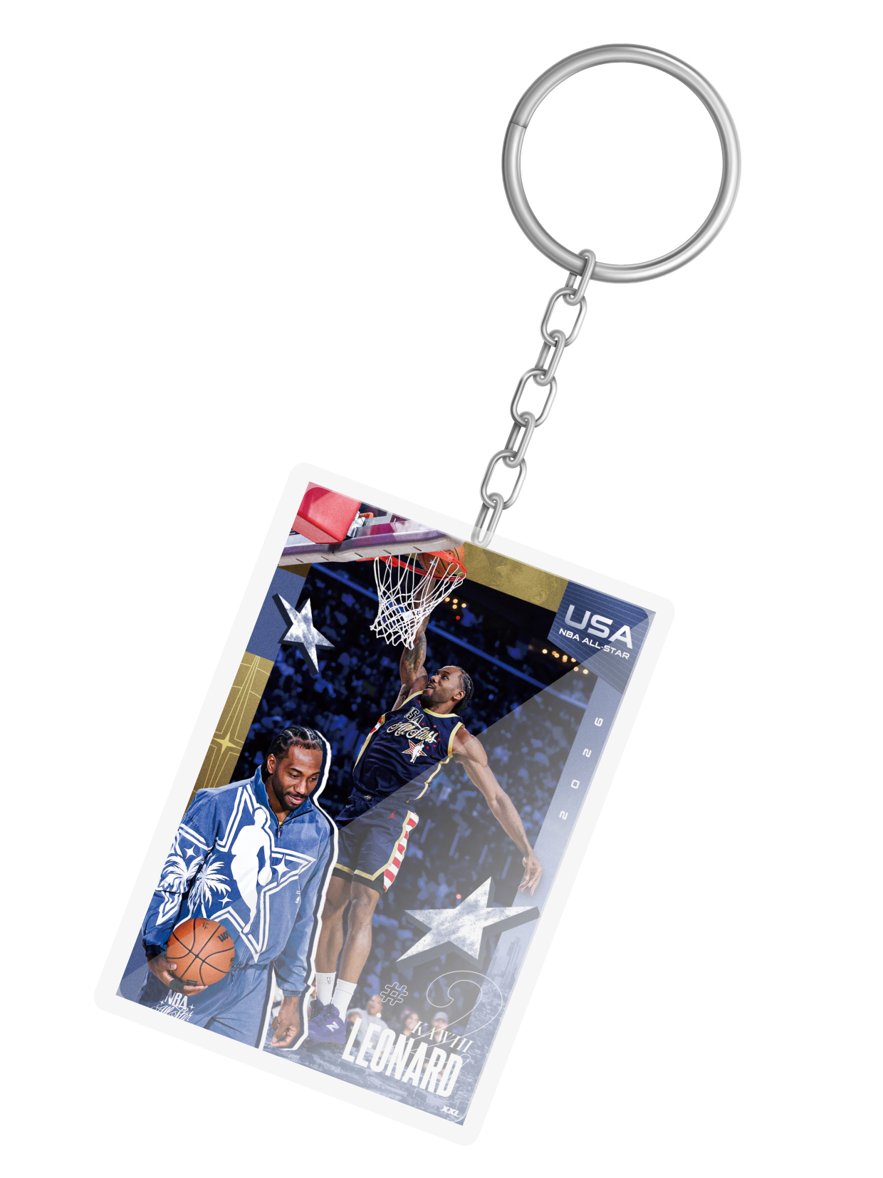 [預購] 2026 全明星賽單節31分 Kawhi Leonard明信片款 鑰匙圈