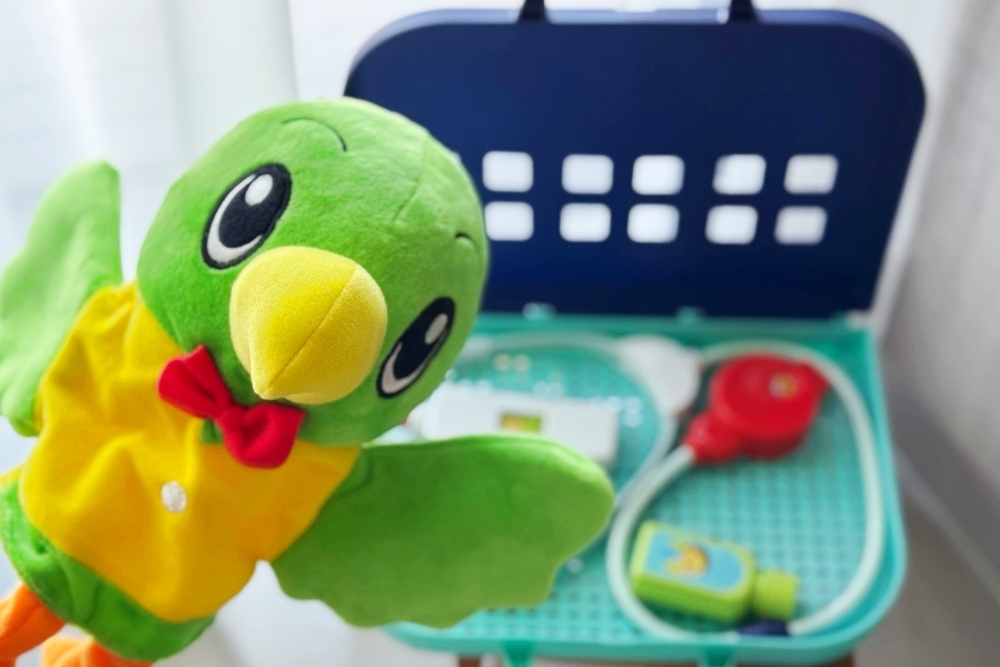 桃樂比小醫生玩具安全與清潔示意