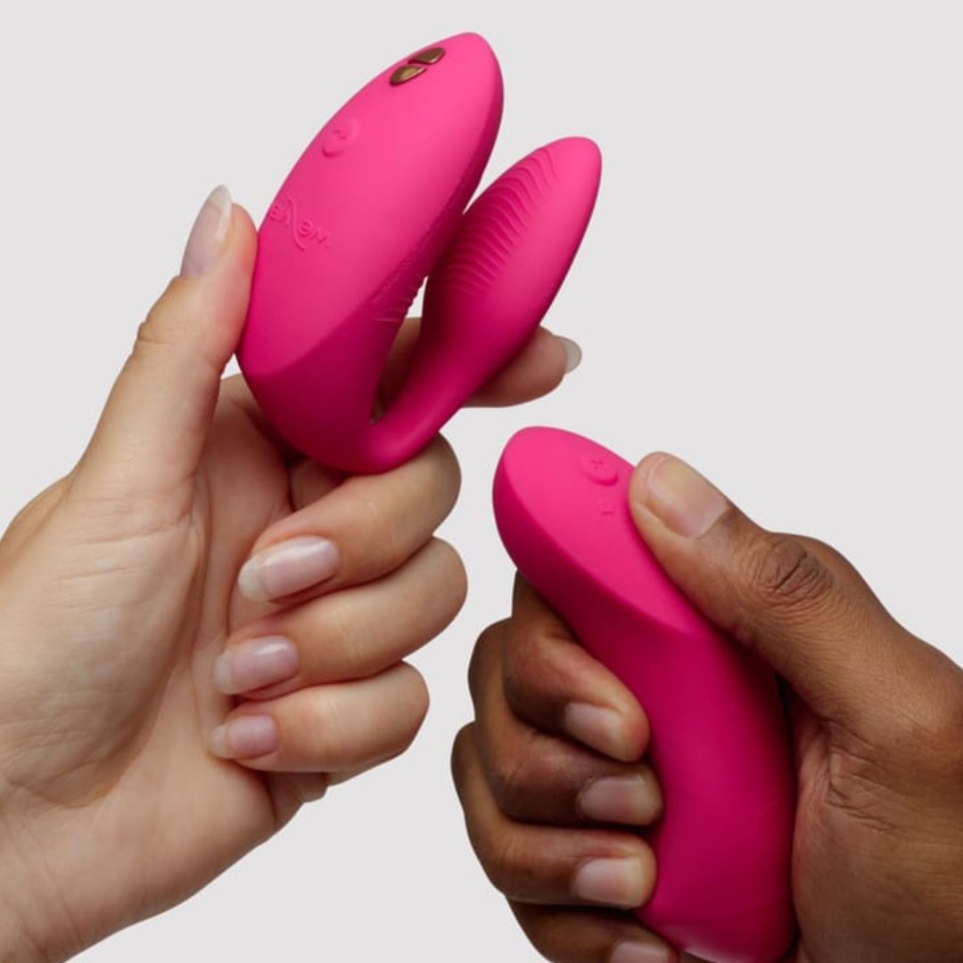 We-Vibe Chorus Pro 深層刺激智能情侶共震器 - Electric Pink 星系紫