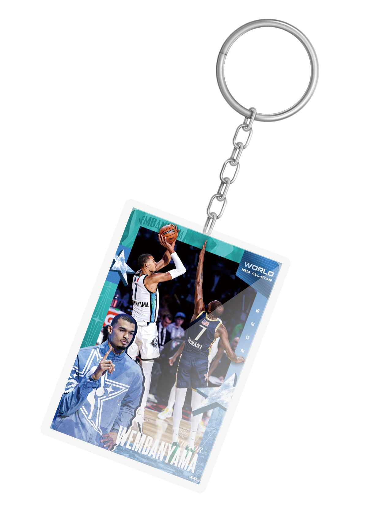 [預購] 2026 全明星賽超新星 Victor Wembanyama明信片款 鑰匙圈