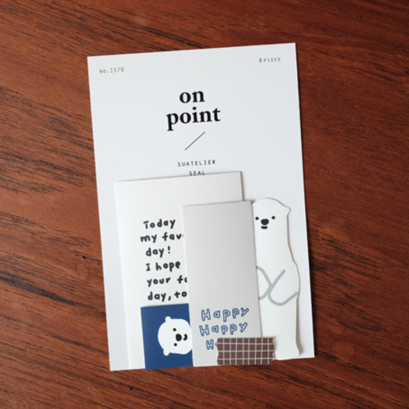 【韓國 Suatelier】 日常貼紙｜ 貼紙包 on point.05 #1570