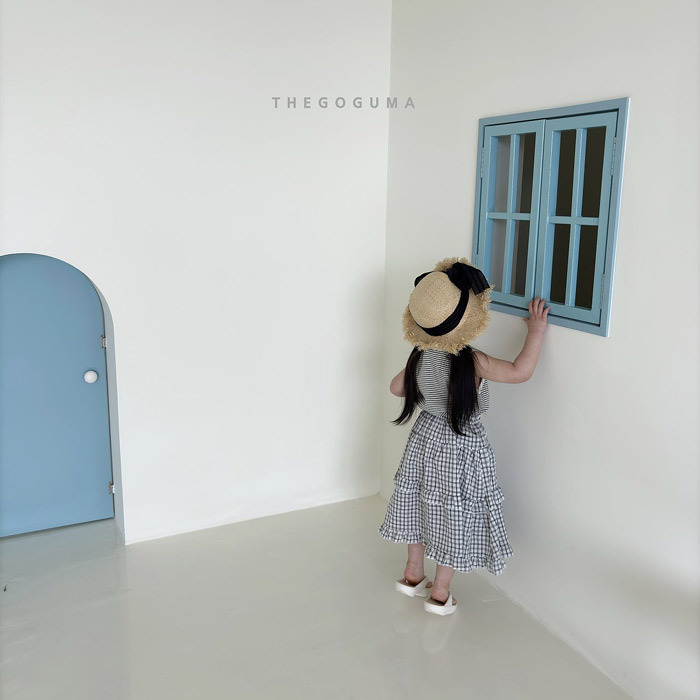 正韓夏the_goguma 兩色翩翩清新長裙