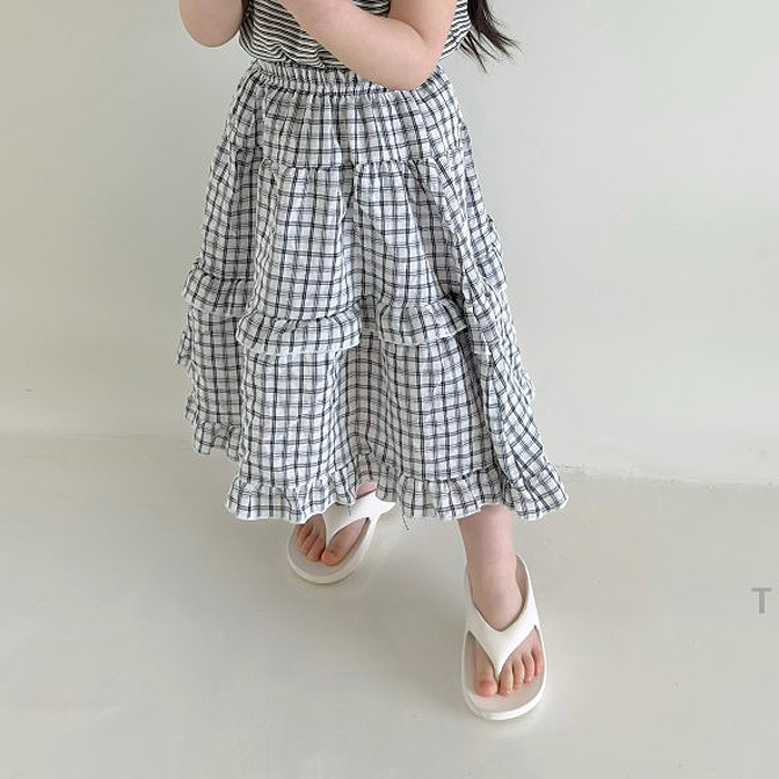 正韓夏the_goguma 兩色翩翩清新長裙