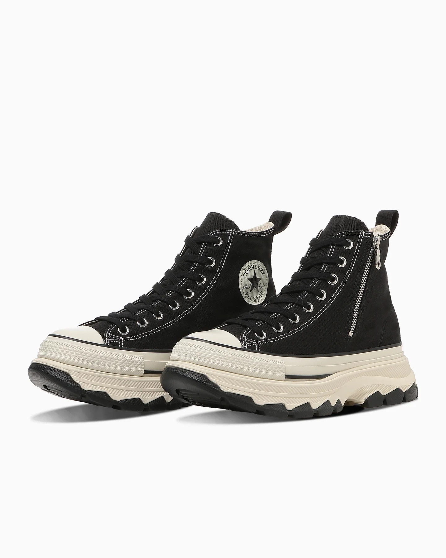 預購┃CONVERSE ALL STAR TREKWAVE Z HI 高筒 拉鍊 厚底 增高 黑色