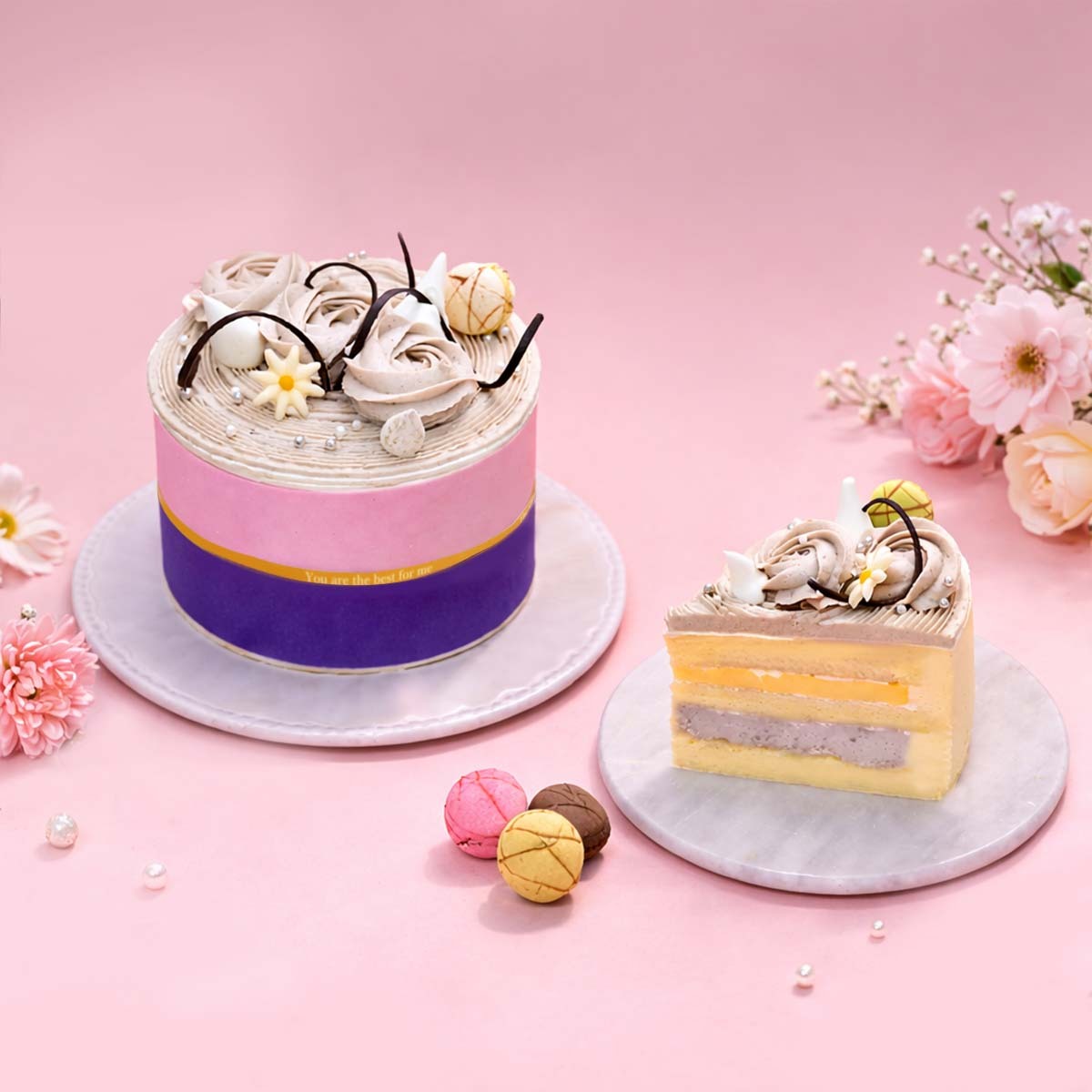 芋香玫瑰 6-8吋【母親節蛋糕/大甲芋頭/芋泥蛋糕/芋頭布丁/2026母親節】