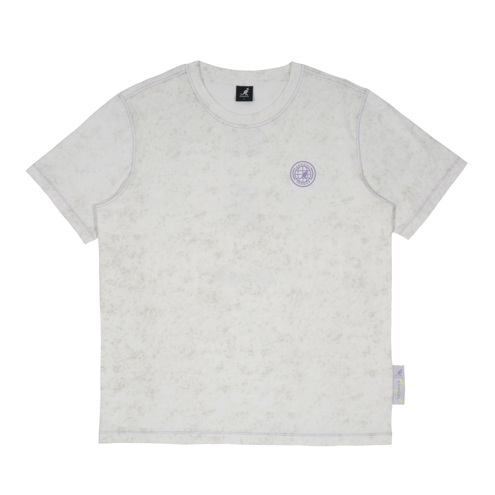 KANGOL 中性 白 落肩 夜光圖T 6525100700