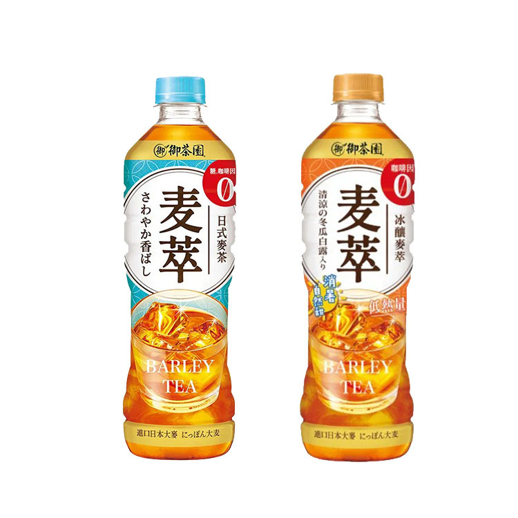 【御茶園】麥萃麥茶系列590ml-日式麥萃(無糖)/冰釀麥萃(有糖) 無咖啡因 清爽無負擔 低熱量 自然甜 清涼冬瓜露
