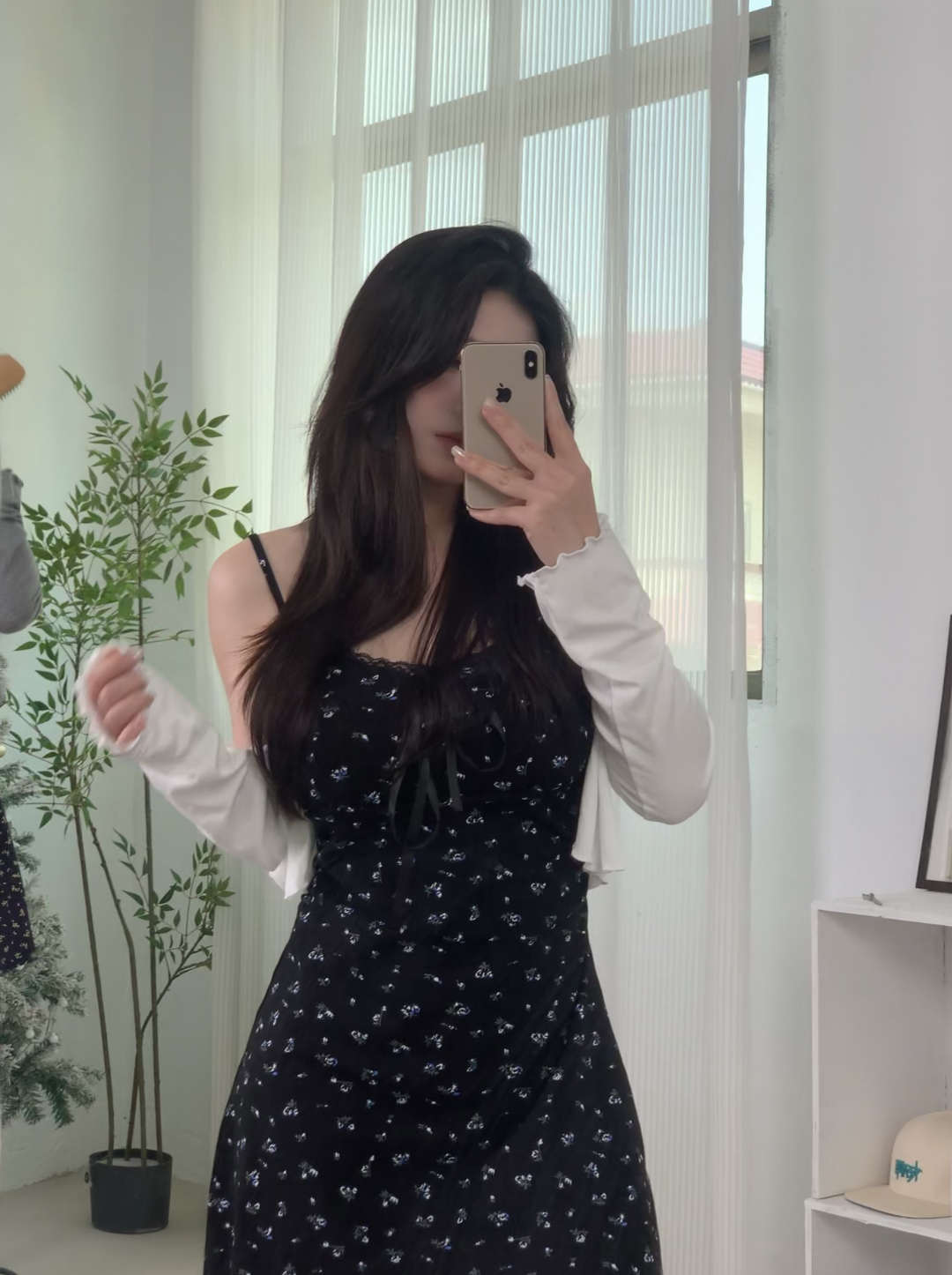 廣州連線 《約會必備》碎花洋裝兩件套💕