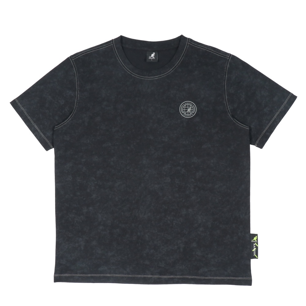 KANGOL 中性 黑 落肩 夜光圖T 6525100720