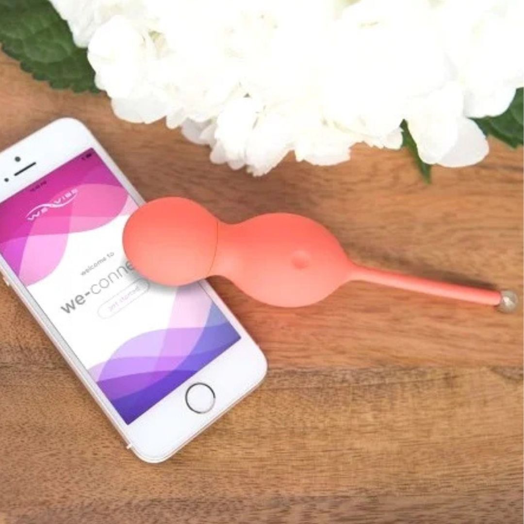 We-Vibe Bloom 遙控震動收陰球 珊瑚色