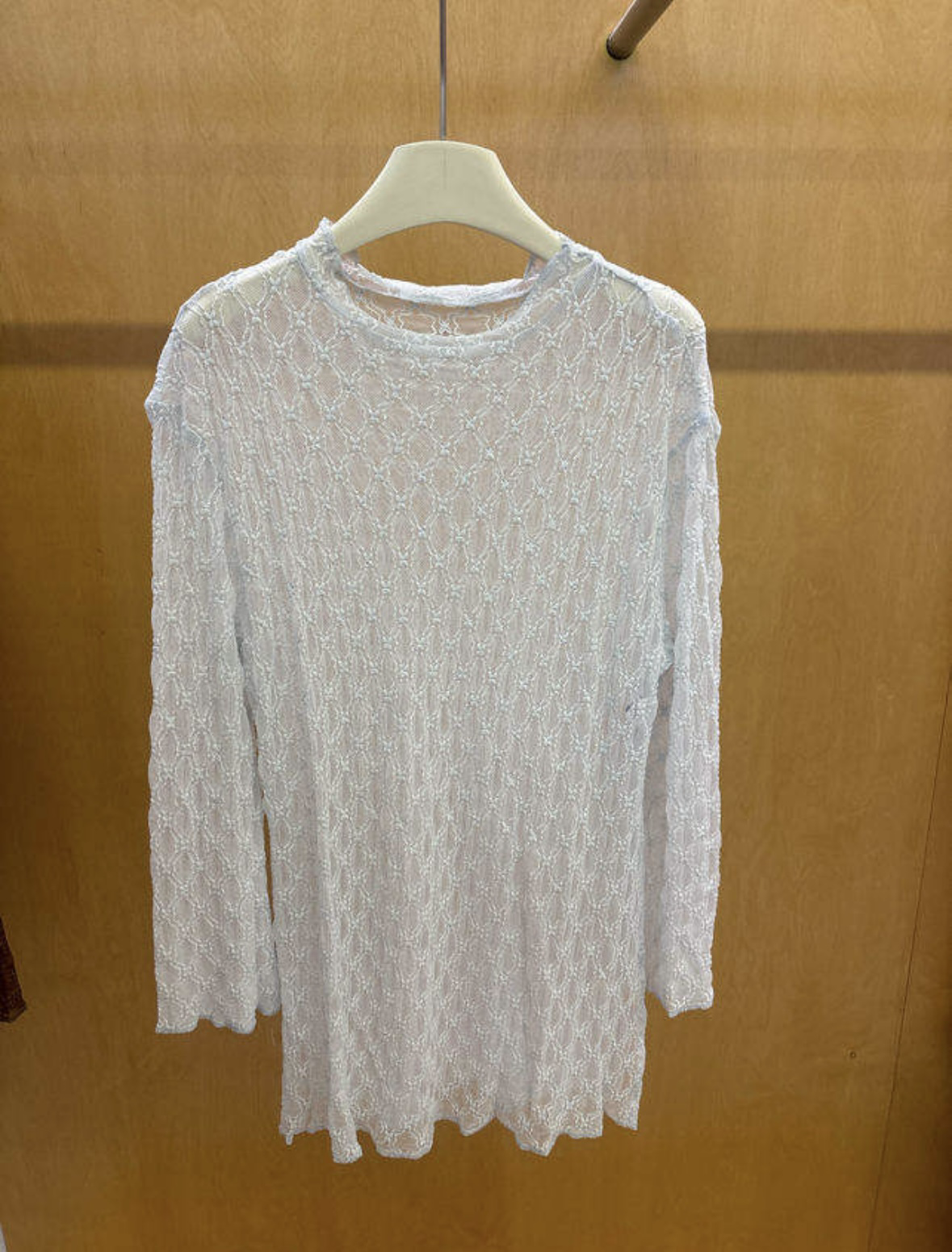 W00153重工藝疊穿蕾絲長袖