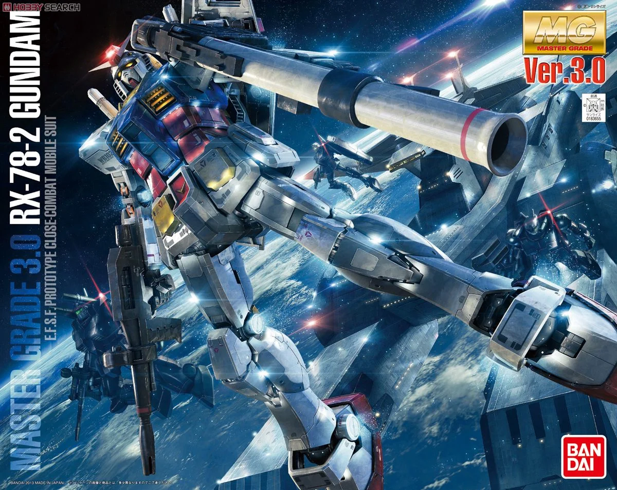 萬代 MG 1/100 RX-78-2 鋼彈 Ver3.0 組裝模型