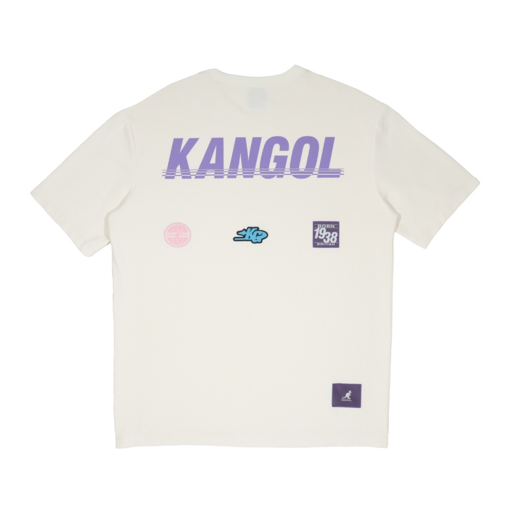 KANGOL 短T 米白 華格夫 中性 潮流圖標T 6525100601