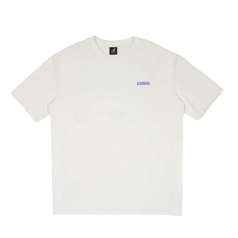 KANGOL 短T 米白 華格夫 中性 潮流圖標T 6525100601