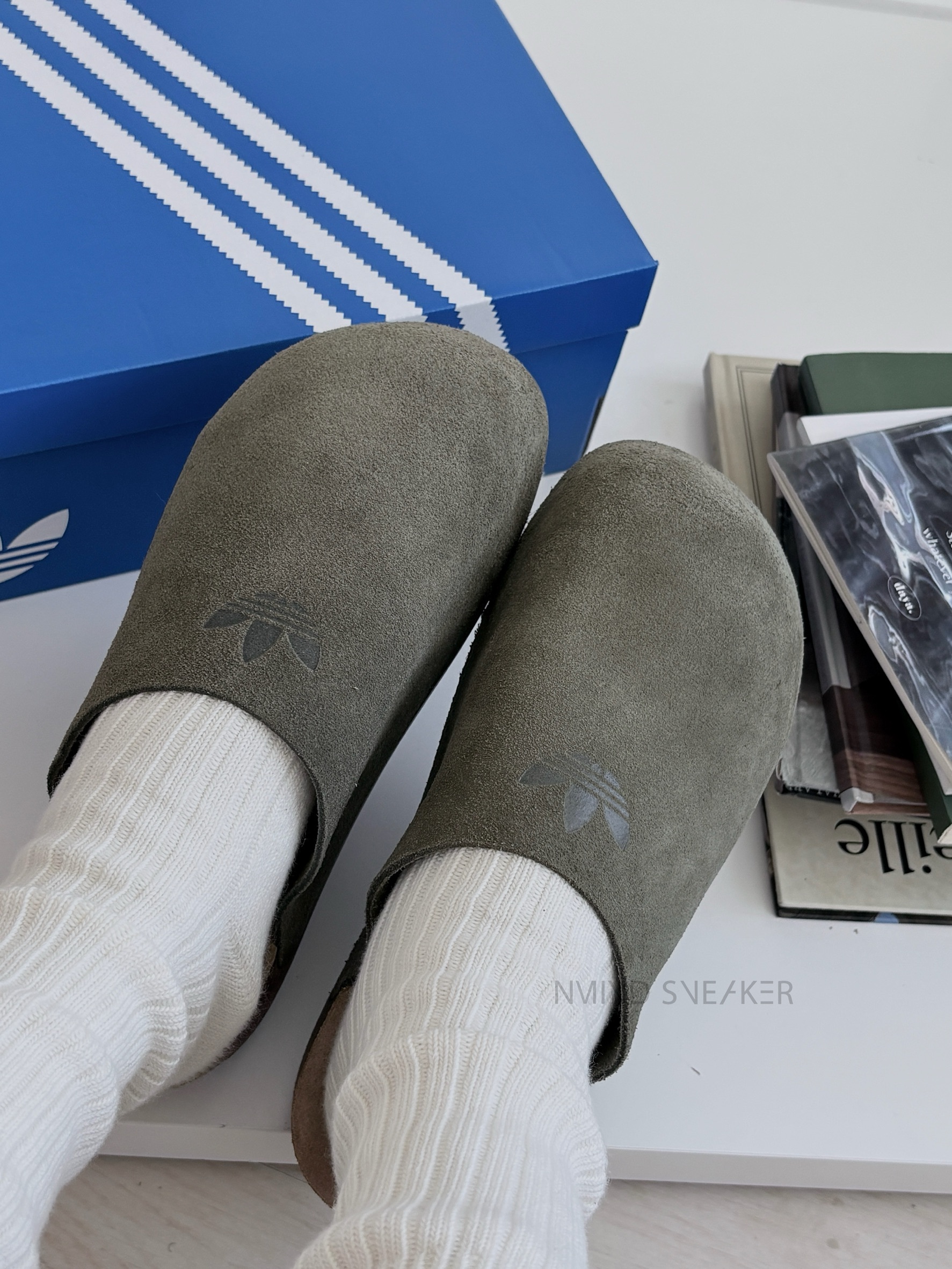Adidas Originals Adimule SLIDES 穆勒鞋 橄欖綠