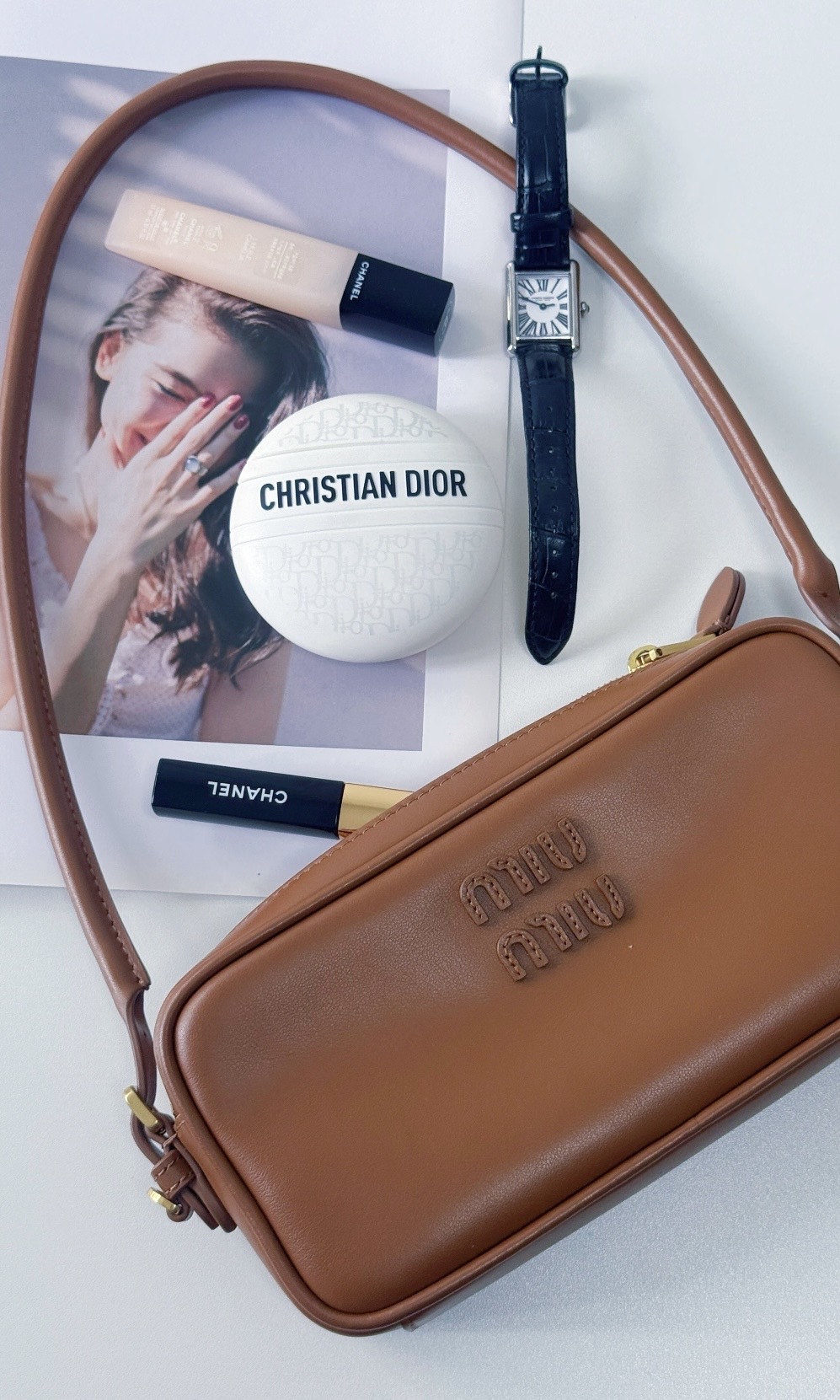 MiuMiu Leather Pouch