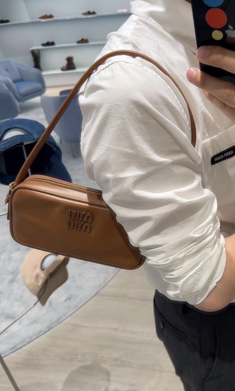 MiuMiu Leather Pouch