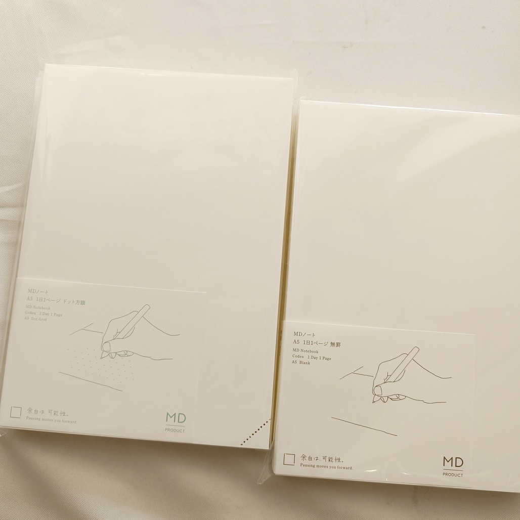 日本MIDORI．MD Notebook 一期一會  A5筆記本 空白/點點 (2026新版)