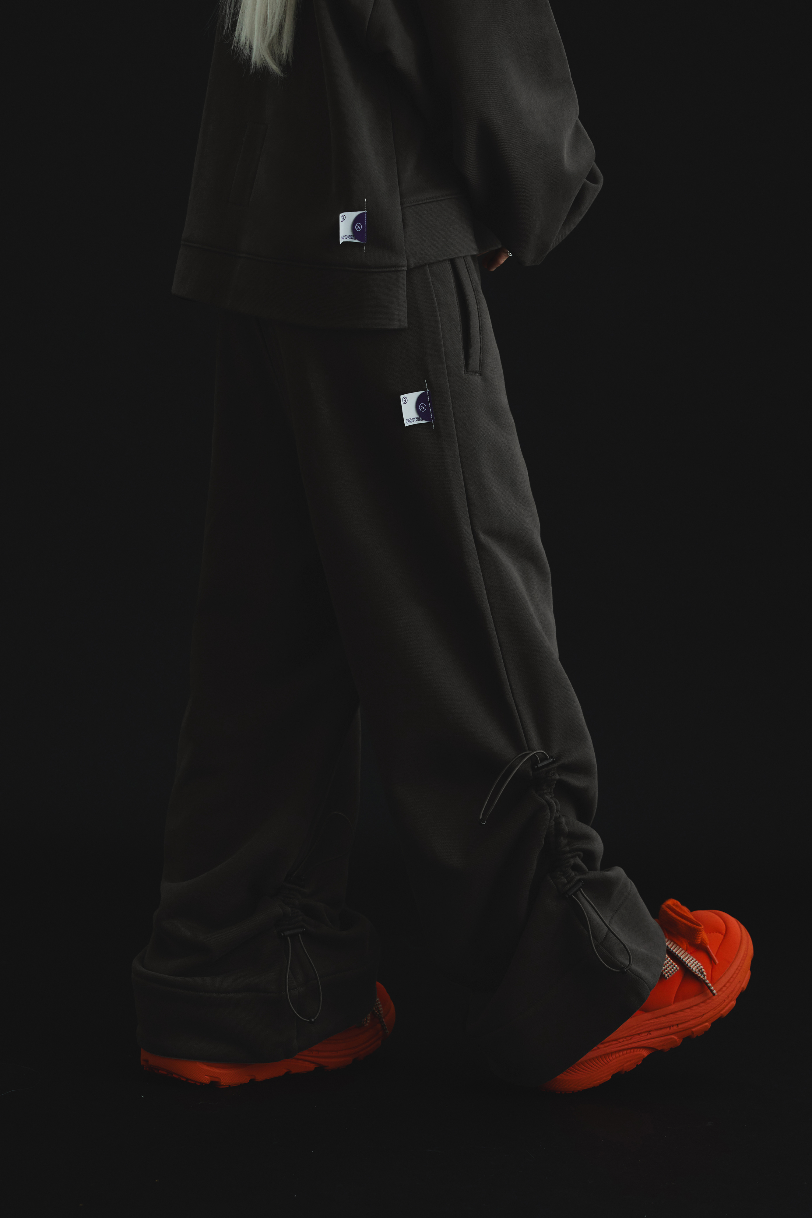 Core A-Line Trousers｜Charcoal