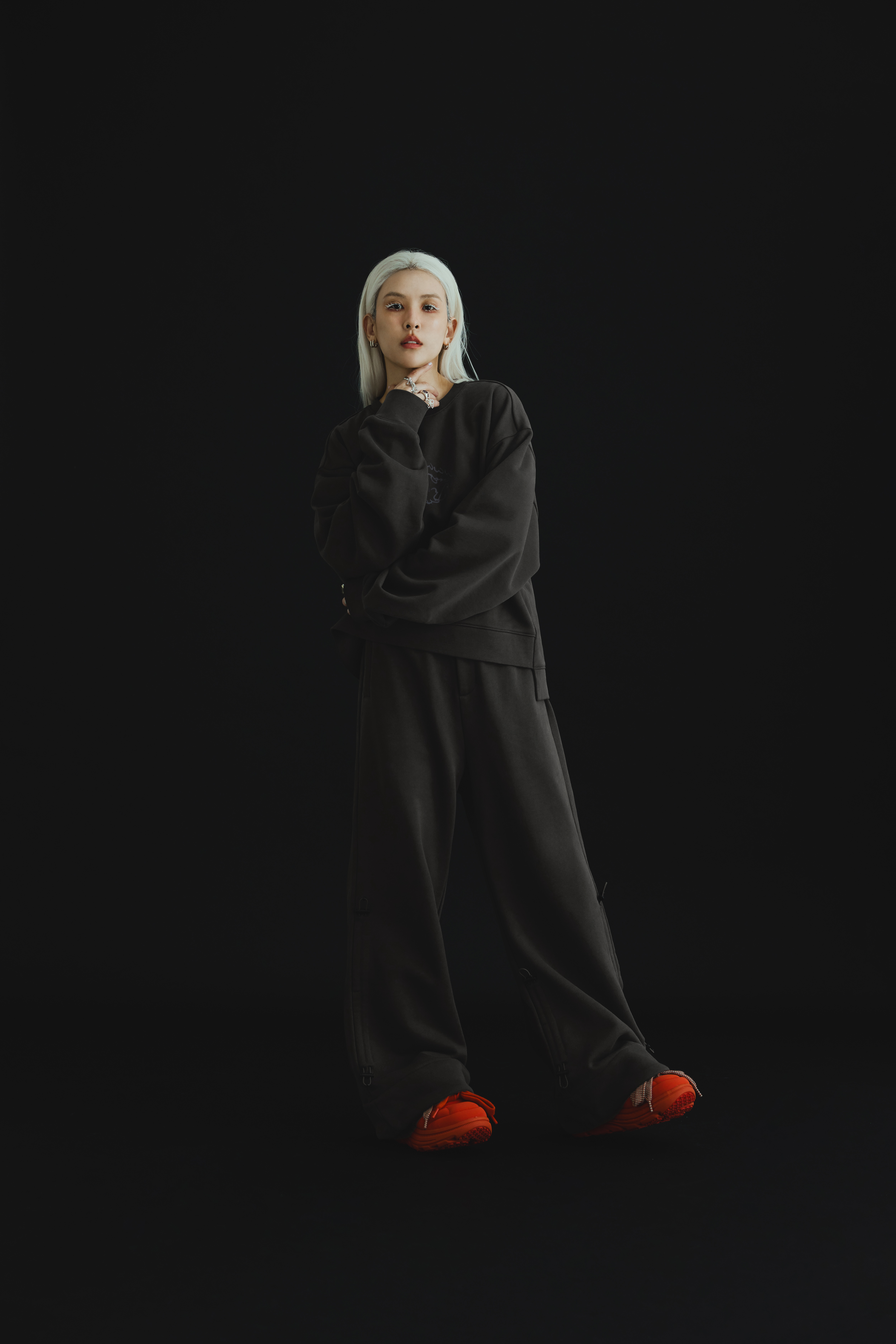 Core A-Line Trousers｜Charcoal