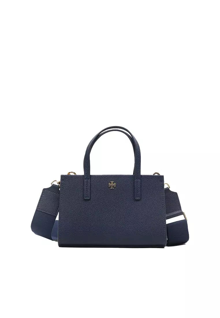 [S] TORY BURCH Tory Navy 176875 Blake Mini Tote, 176875-405 (STB720)