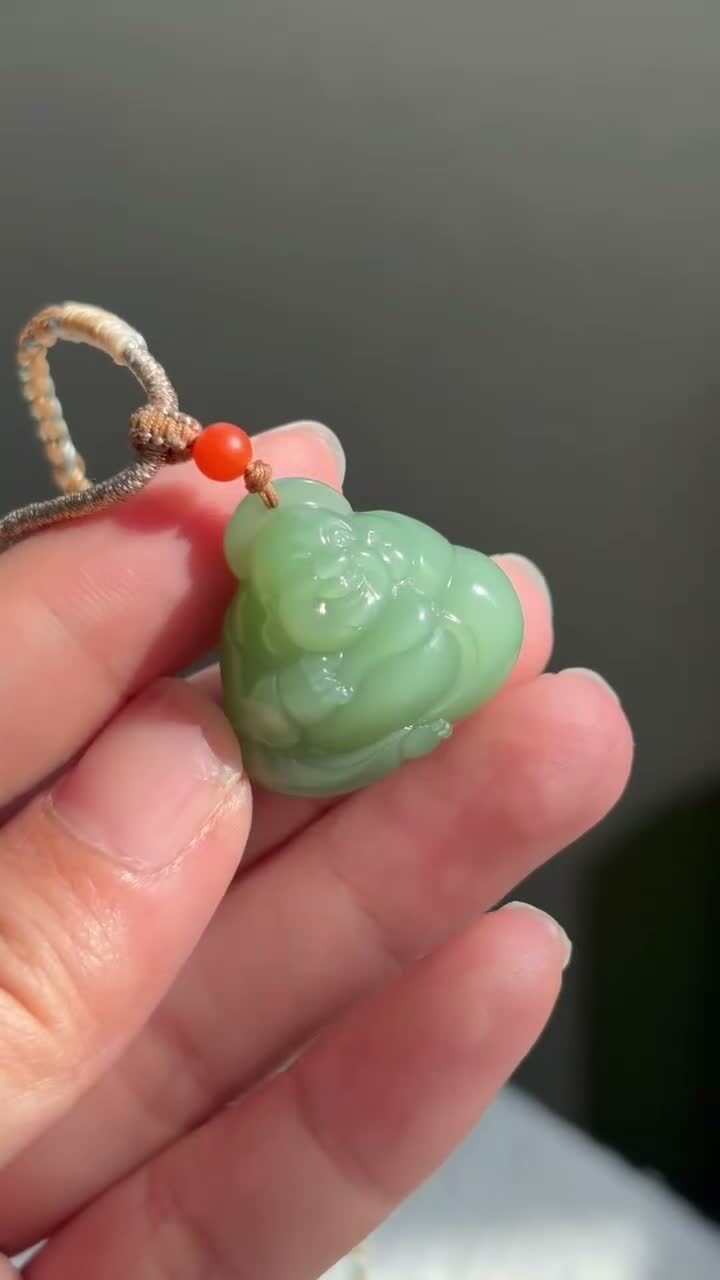 和田玉佛公,天然和田玉軟玉