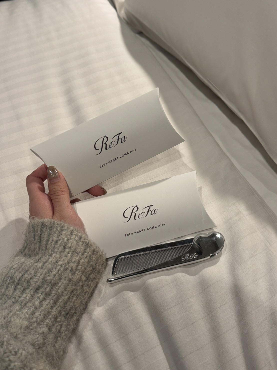 #預購 🇯🇵日本 ReFa 極光色 迷你版心型梳 愛心扁梳