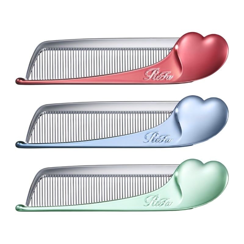 #預購 🇯🇵日本 ReFa 極光色 迷你版心型梳 愛心扁梳