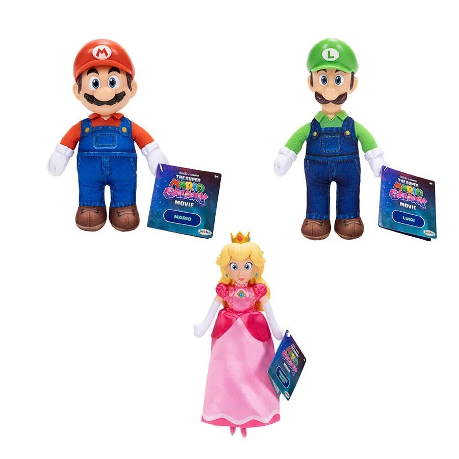 The Super Mario Galaxy Movie - 9" Roto Plush Asst. PDQ