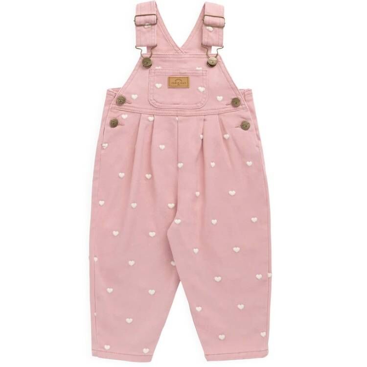（預購）JAMIEKAY 愛心圖案壓褶吊帶褲 Dorian Overall - Josie Floral Trinket