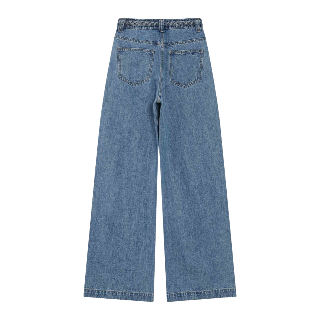 1GM0329-017 [GRACE & MILA] Wide-Leg Jeans Lightblue Jaden #SS2613018 (C-EU-E)